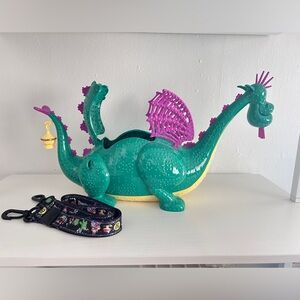 Green and Purple Dragon Popcorn Bucket